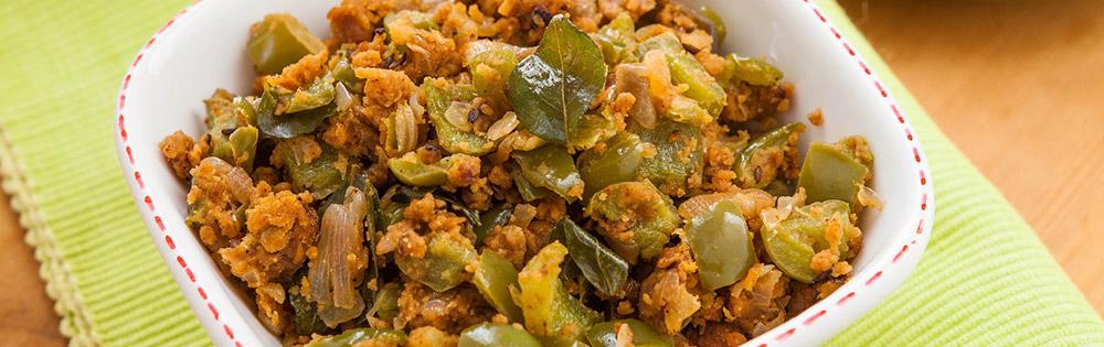 Capsicum Besan Subzi Capsicum Besan Subzi