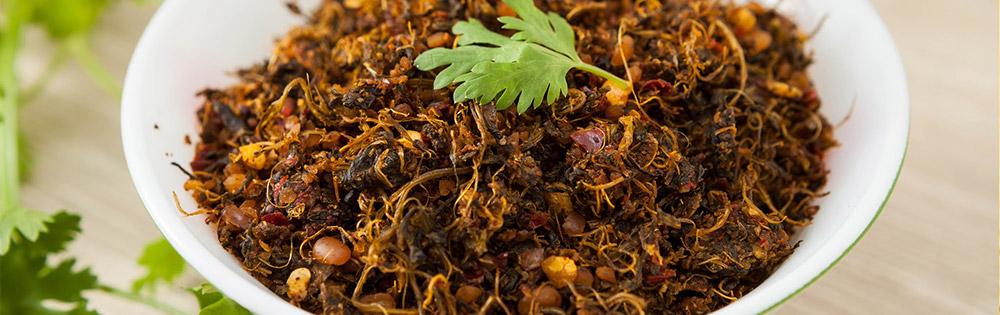 Kothimeera Podi (Coriander Leaves)