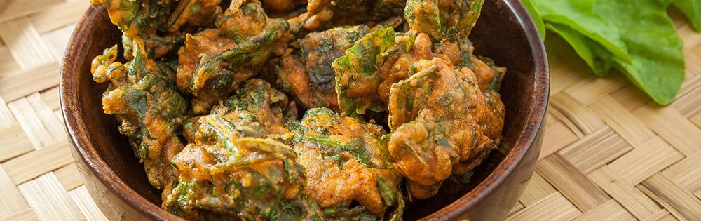 Spinach Bhajia (Palak Bhajia)