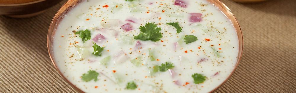 Onion Cucumber Raita (Pyaz Kheera Raita)