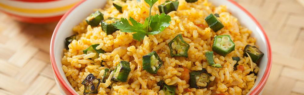 Bhindi Rice (Vendakkai Saddam) Bhindi Rice (Vendakkai Saddam)